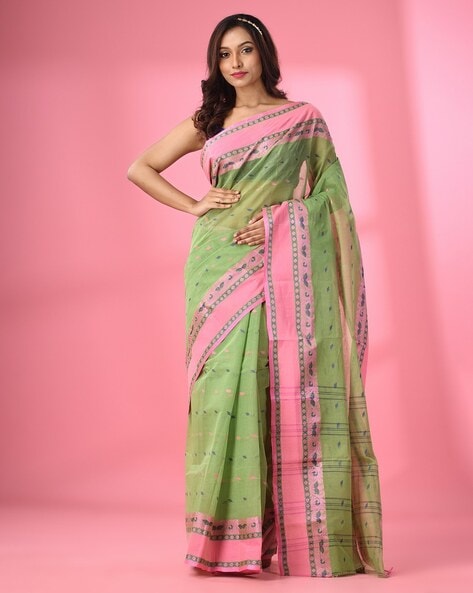 Box pattern Sambalpuri Sapta saree in Grey color without blouse piece