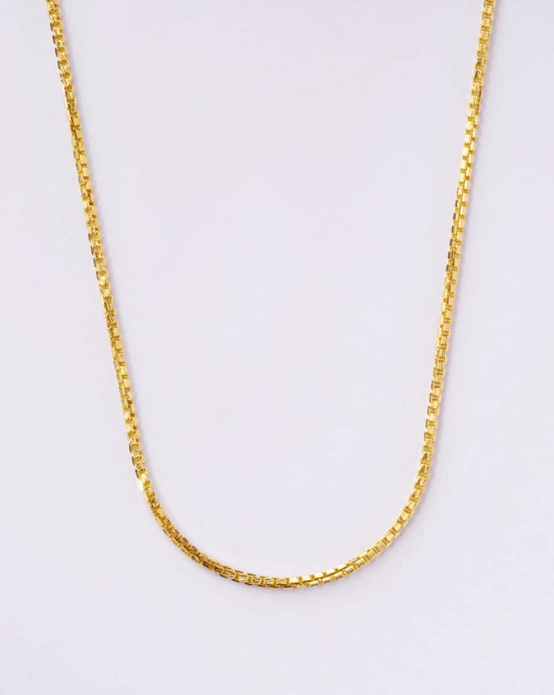 Buy Yellow Gold Chains for Men by P N Gadgil Jewellers Online