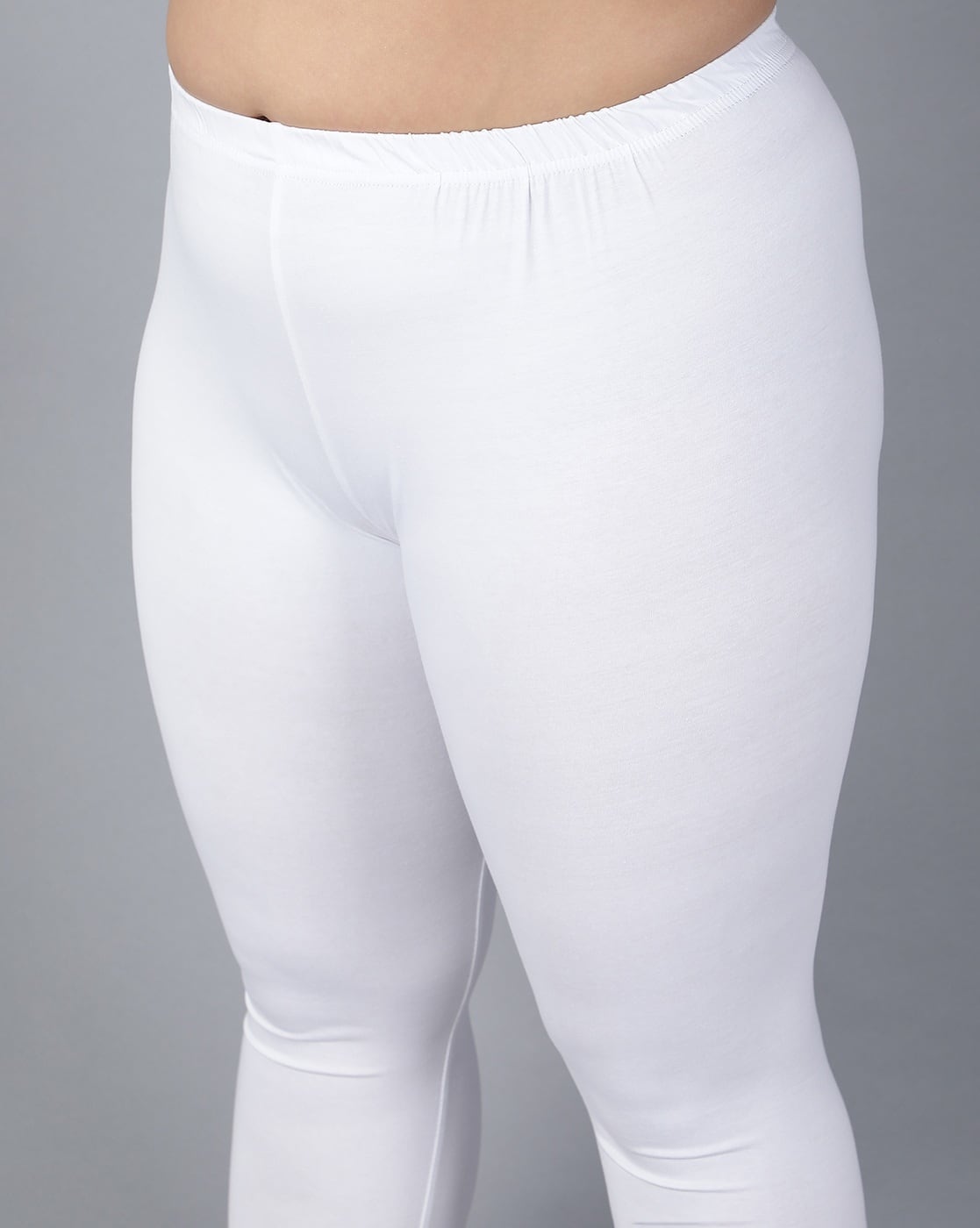 Buy White Leggings for Women by Plus Size Online