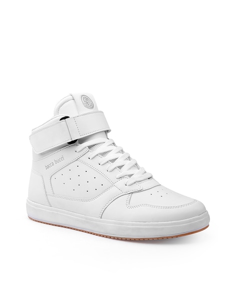 Men's Leather Sneakers White - (3083 White) - Ανδρικά Παπούτσια | Δερμάτινα  & Sneakers - Fenomilano