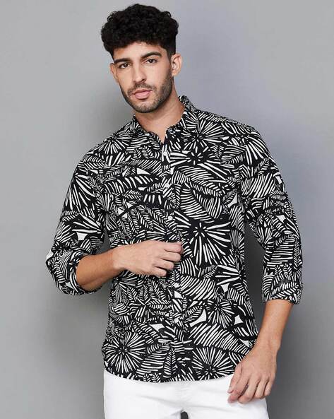 Buy Black Shirts for Men by CODE BY LIFESTYLE Online Ajio