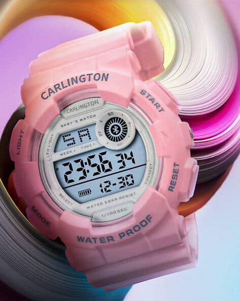 Carlington Digital Watch with Buckle Closure