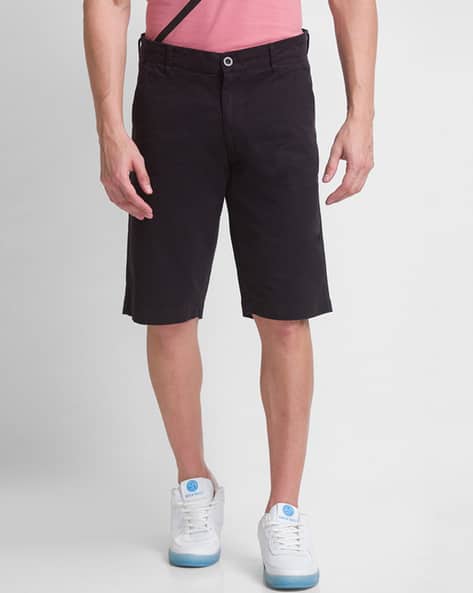 Mens Shorts Giordano Bermuda Shorts Buy Black Shorts 3/4ths For