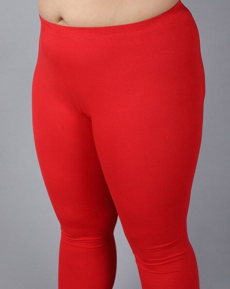 Buy Red Leggings for Women by Plus Size Online