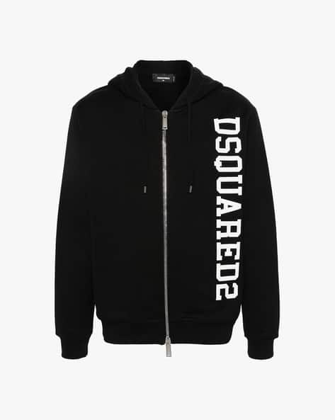 Buy Dsquared2 Cool Cotton Regular Fit Zip Hoodie | Black