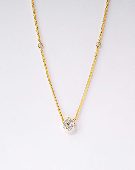 Buy Yellow Gold Necklaces Pendants for Women by P N Gadgil
