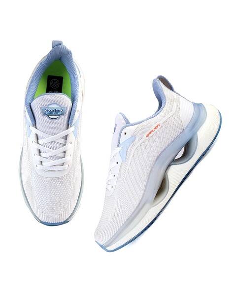 Bacca Bucci Men Knitted Mid-Top Lace-Up Running Shoes