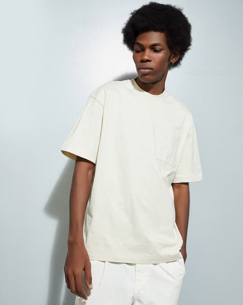 Men Oversized Crew-Neck T-Shirt
