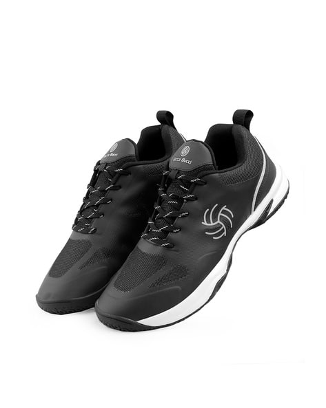 Men Low-Top Lace-Up Badminton Shoes