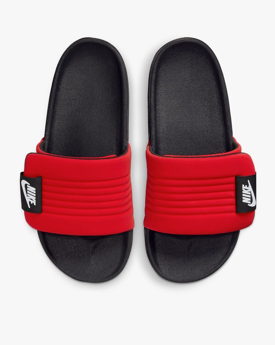 Mens nike slides red on sale