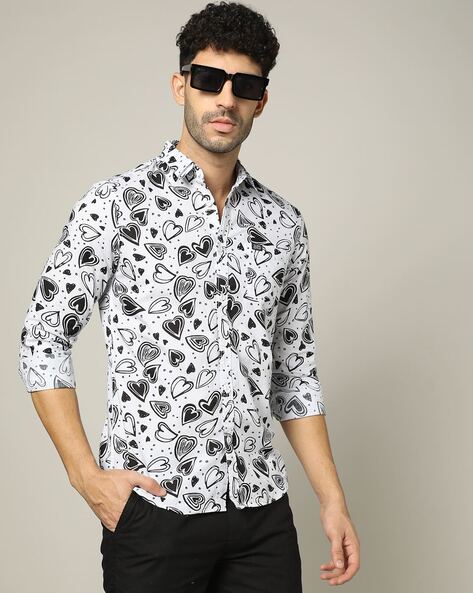 Men Printed Regular Fit Shirt