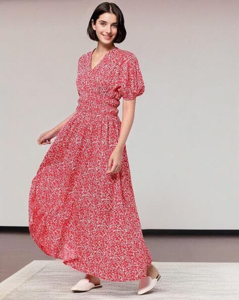 Buy Red Dresses for Women by Fyre Rose Online | Ajio.com