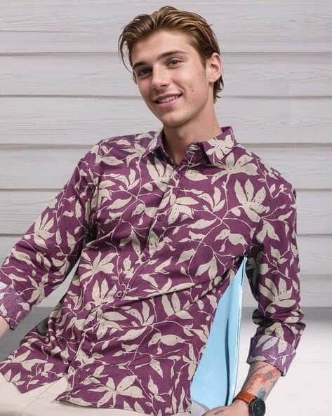 Buy Purple Shirts for Men by Ketch Online | Ajio.com