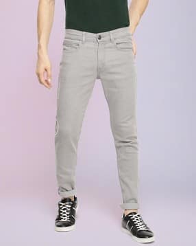 the indian garage co Men Mid-Rise Slim Fit Jeans-picture-10