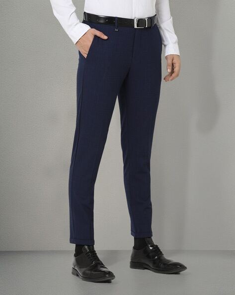 Buy Blue Trousers & Pants for Men by NETPLAY Online