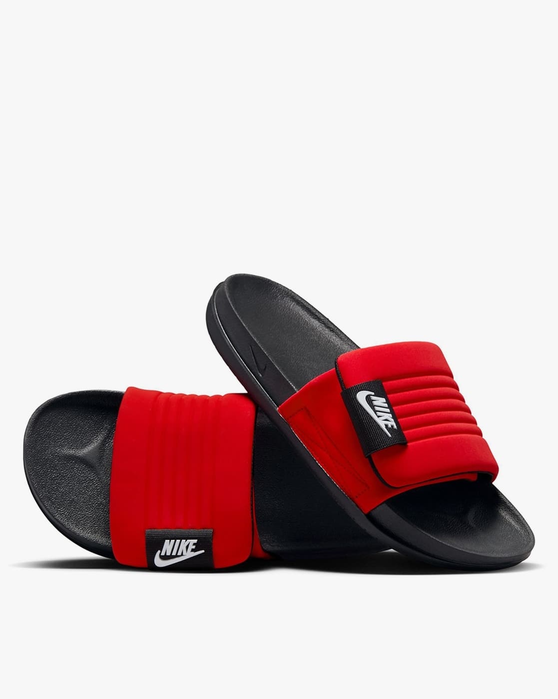 nike slippers for men red