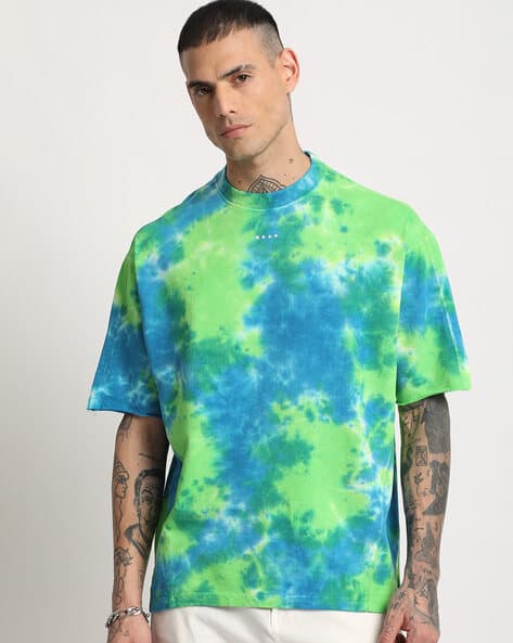 tie dye t shirt ajio