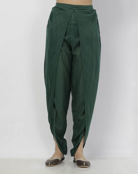 Women Dhoti Pants with Elasticated Waist Price in India