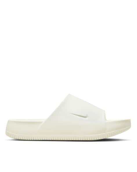 Footbed Slides White Nike Comfort Flip Flops First Copy Nike Ultra