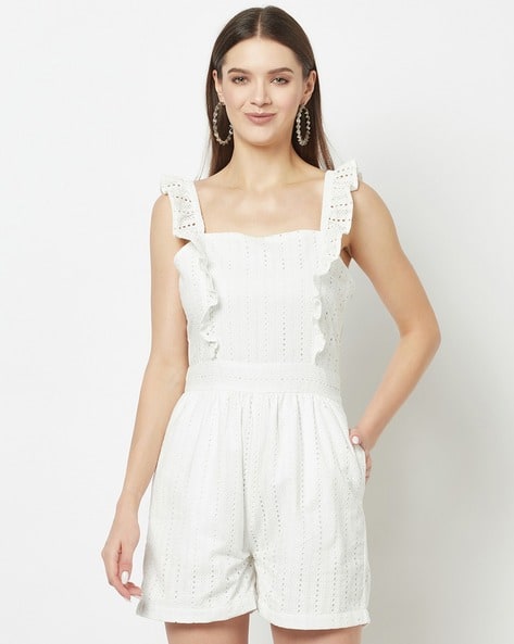 Buy White Jumpsuits &Playsuits for Women by Crimsoune club Online