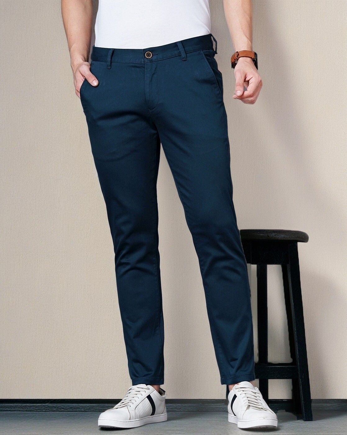 FAITHFUL MENS ROYAL BLUE WORK TROUSERS WITH Zip Fly 32