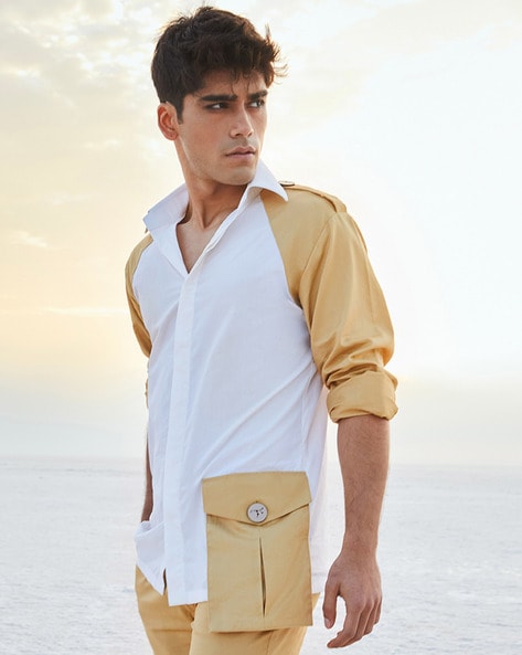 Buy White & Beige Shirts for Men by Crimsoune club Online