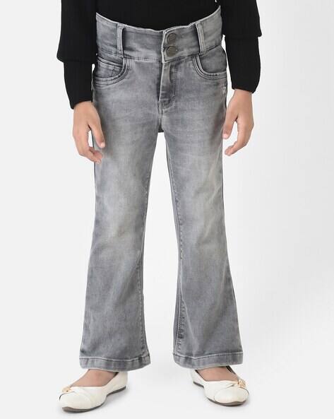 Mid-Rise Bootcut Jeans - Main Image
