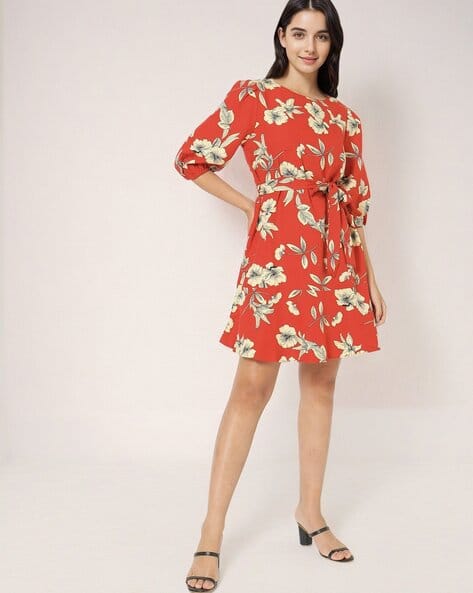 ISCENERY BY VERO MODA VMI Hope Floral Print A-line Dress