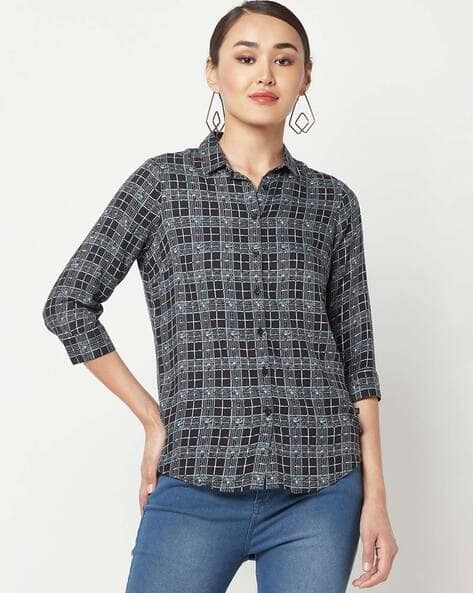 Checked Slim Fit Shirt