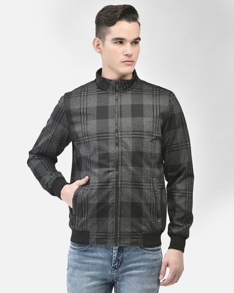 Buy Black Jackets & Coats for Men by Crimsoune club Online | Ajio.com