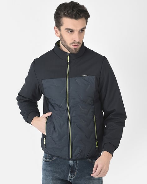 Crimsoune Club High Collar Bomber Jacket Buy CRIMSOUNE CLUB Men