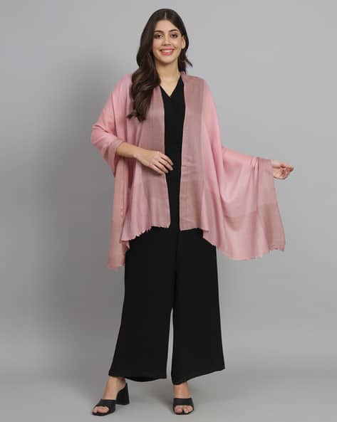 Buy Pink Shawls Wraps for Women by Modarta Online