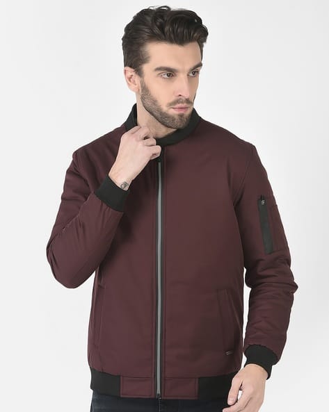 Buy Wine Jackets Coats for Men by Crimsoune club Online