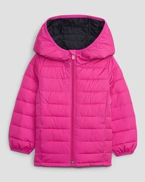gap kids Girls Quilted Relaxed Fit Hooded Jacket-picture-32