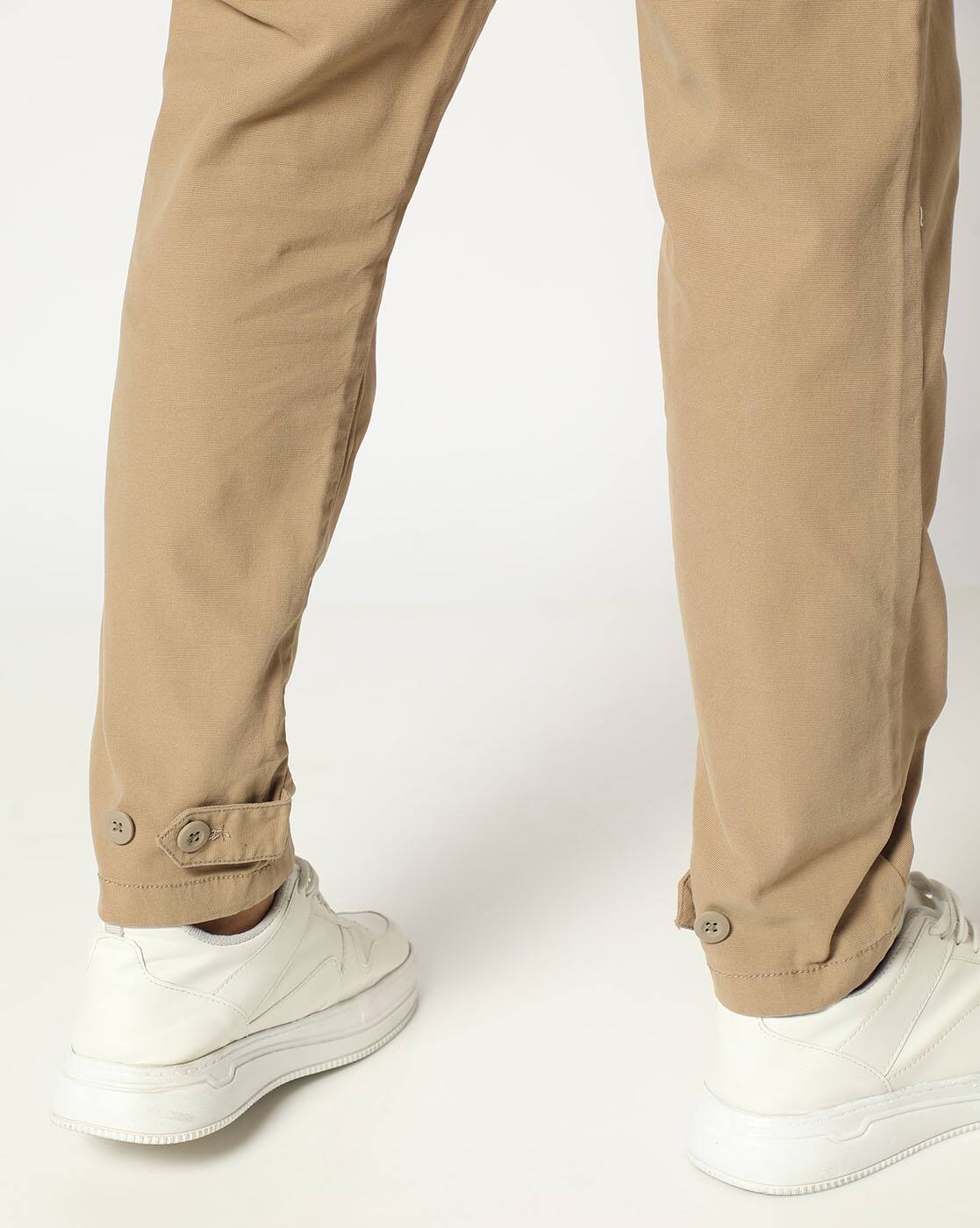 Buy Khaki Trousers Pants for Men by YOUSTA Online