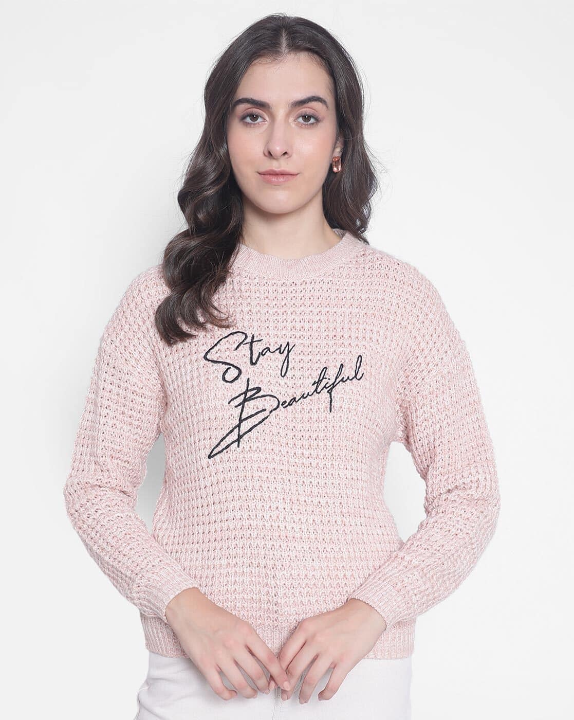 Buy Peach Sweaters Cardigans for Women by Crimsoune club Online
