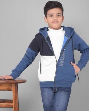 crimsoune club Boys Colourblock Regular Fit Hoodie-picture-16