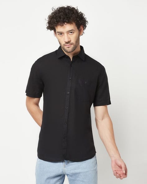 Buy Black Shirts for Men by Crimsoune club Online | Ajio.com