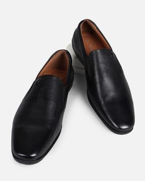 louis philippe Men Leather Slip-On Loafers-picture-20