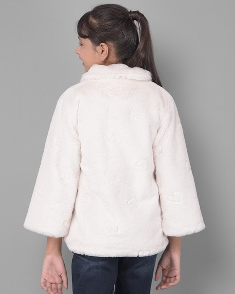 Woolly faux fur jacket in white - Goldbergh | Mytheresa