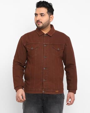 Buy Brown Jackets & Coats for Men by URBANO PLUS Online | Ajio.com