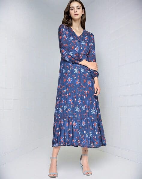 Fyre Rose Shahion Print Tiered Dress