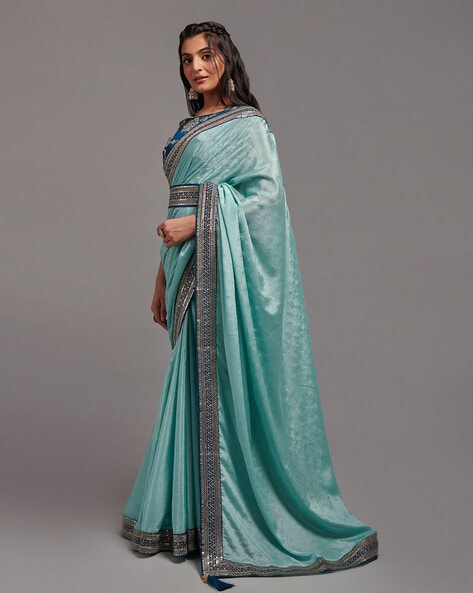 Buy Sky Sarees for Women by NAVLIK Online