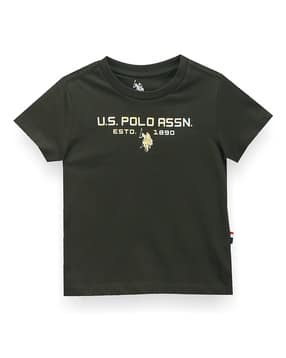 u.s. polo assn. Boys Brand Print Regular Fit Round-Neck T-Shirt-picture-46