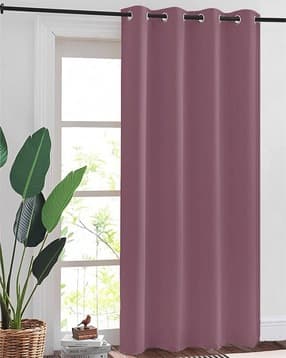 Set of 2 Blackout Eyelet Long Door Curtains-image-37
