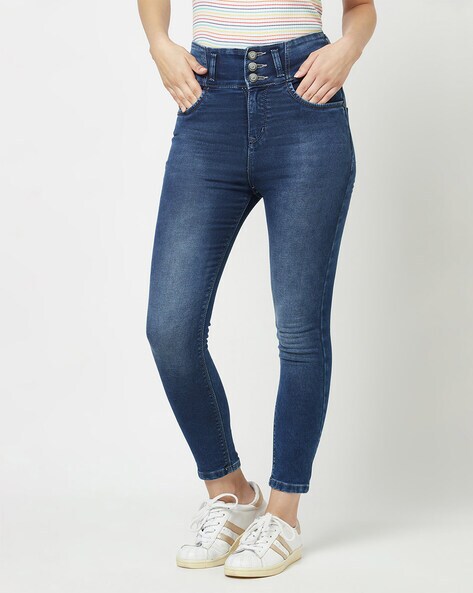 Buy Navy Jeans & Jeggings for Women by GOLDSTROMS Online