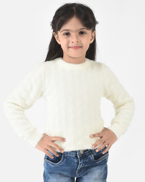 Crew-Neck Pullover Style Sweater