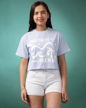 li'l tomatoes Typographic Print Crew-Neck Top-picture-50