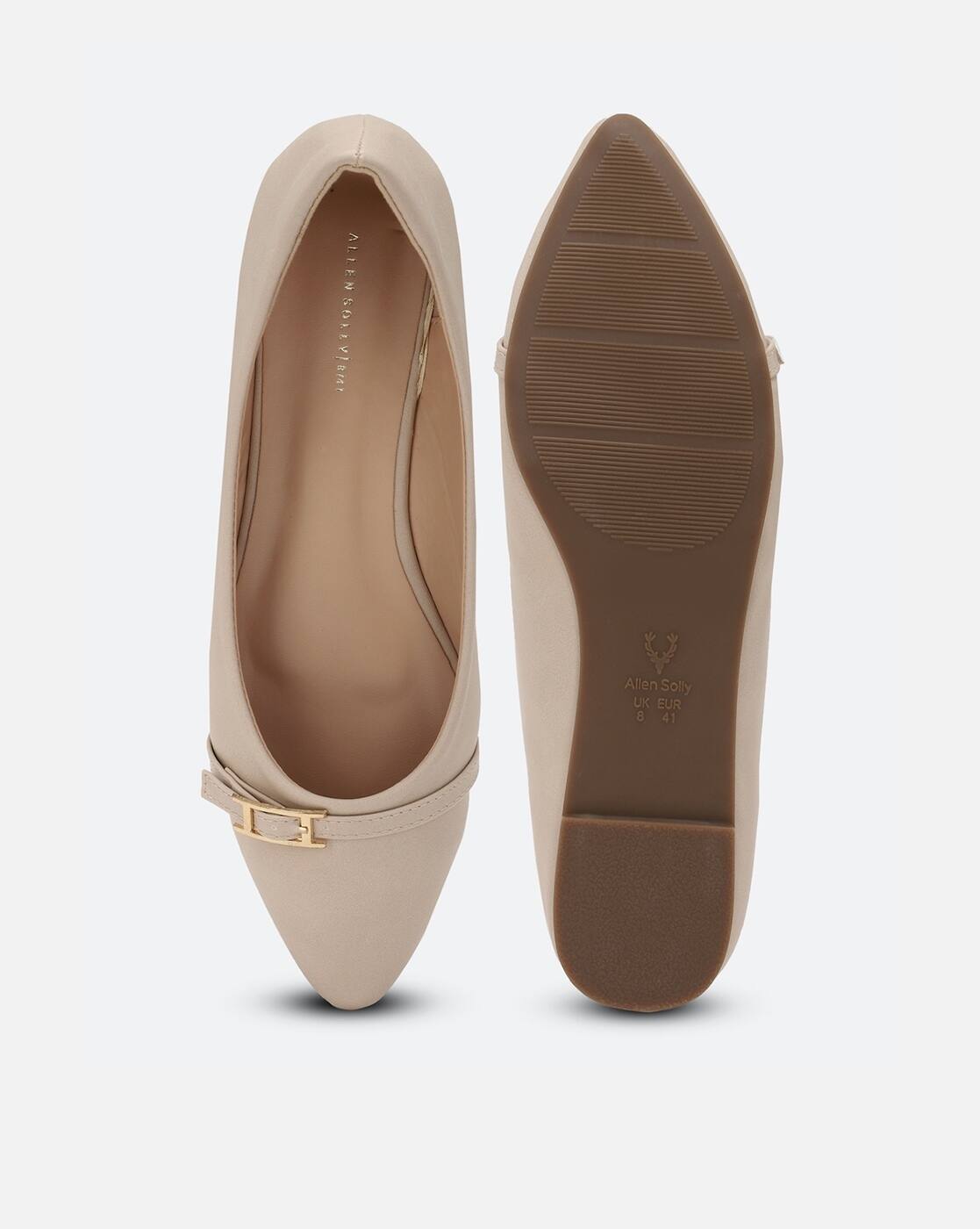 Women Ballerinas with Buckle Accent