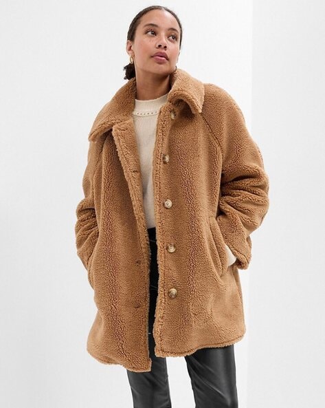 Gap deals shearling jacket